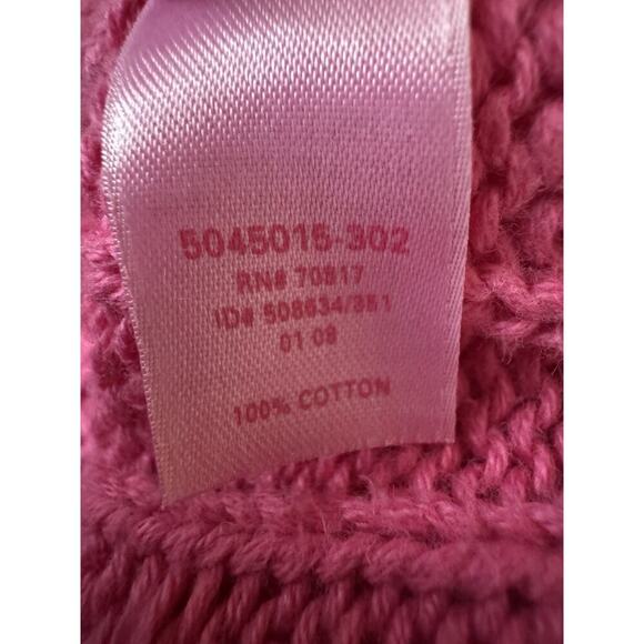 VS Y2K Varsity Sweater Bright Pink Preppy Barbiecore Academia Nerdy Size L - Picture 11 of 11